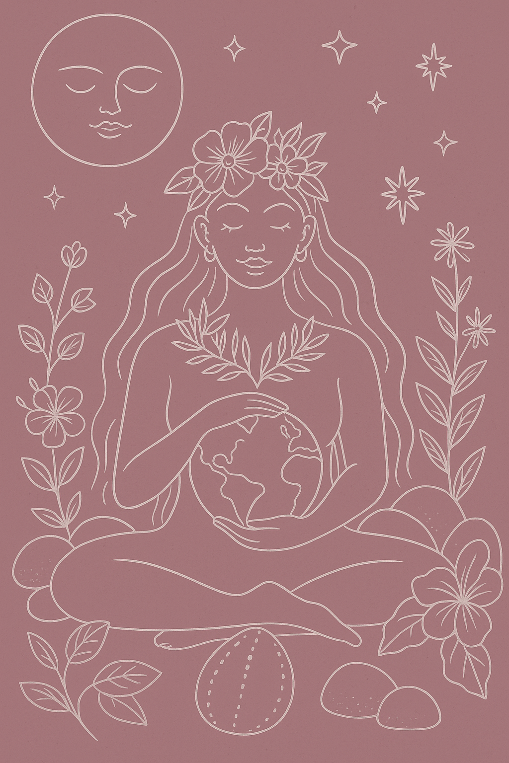 Verbinding moeder aarde gronden